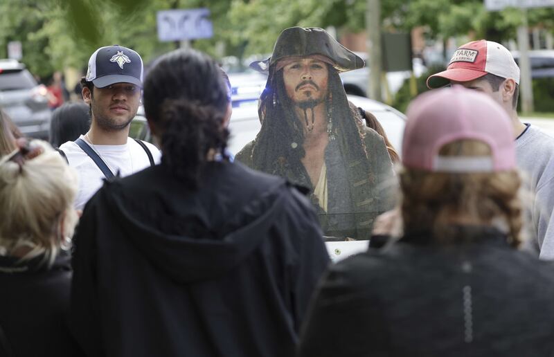 Fans of Depp have gone to great lengths to get the actor's attention. Getty Images / AFP
