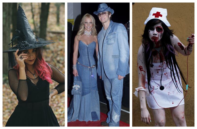 Fun World Junior Teen Girls Ghost Zombie Halloween Costume