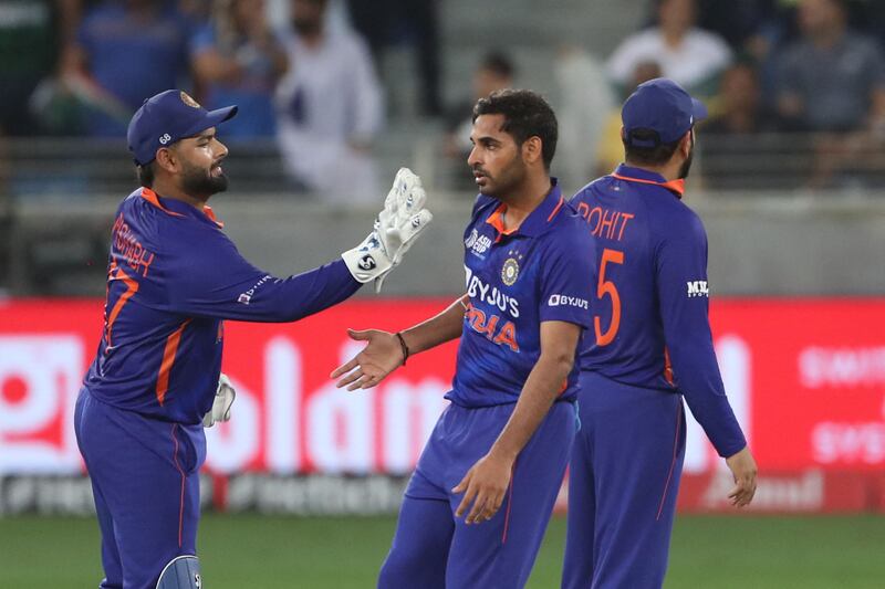 Bhuvneshwar Kumar - 4. Released the pressure when Pakistan needed 26 from 12 balls. Was smashed for two fours, a six and bowled two wides to concede 19 in the penultimate over. Not good enough from India's most experienced death bowler. AFP