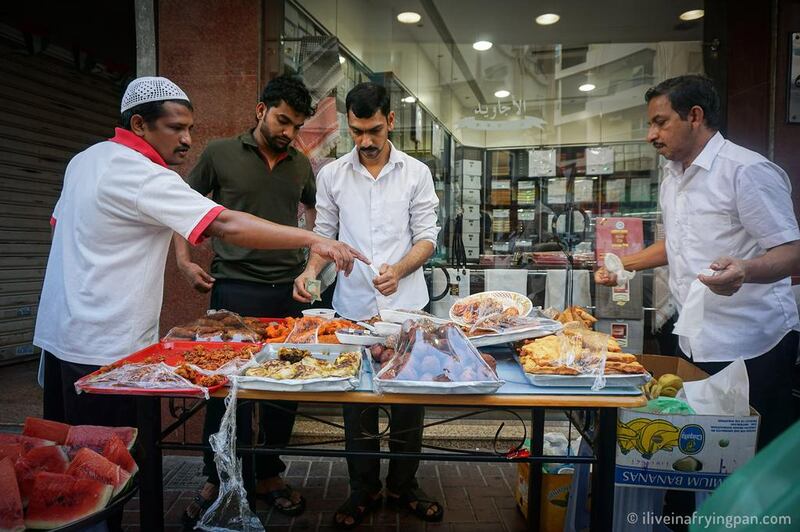 Old Dubai iftar snack stall. Photo Courtesy: Frying Pan Adventures