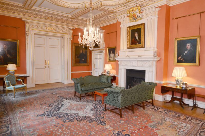 The Terracotta Room at 10 Downing Street is decorated with famous works of art on loan from the Government Art Collection. Photo: Sergeant Tom Robinson RLC / Crown