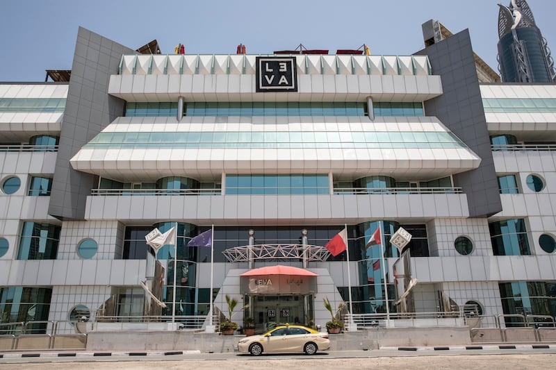 The Leva Hotel, Mazaya Centre, is the best reviewed in Dubai on TripAdvisor. All photos: Antonie Robertson / The National
