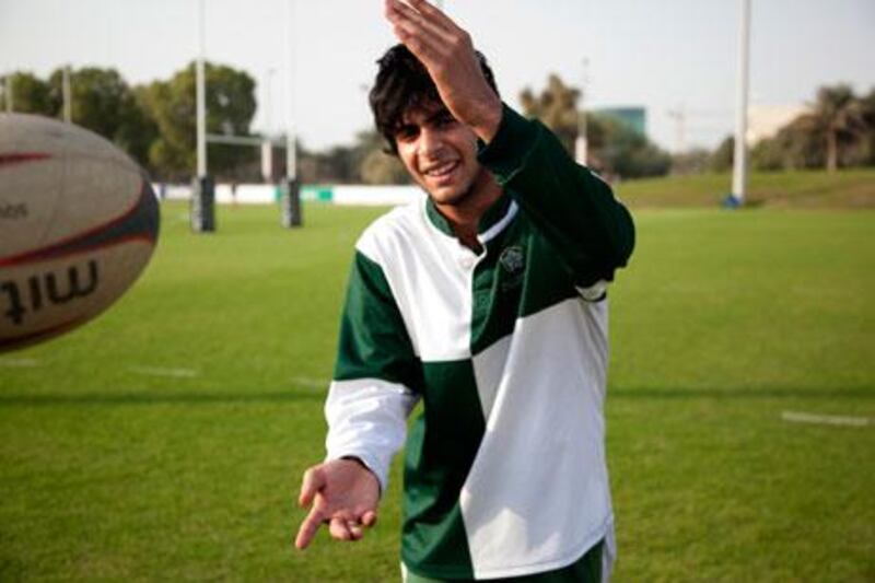 Hassan Al Asmawi has interests in football and wrestling, but is passionate about rugby.