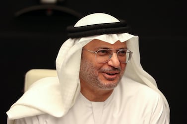  Anwar Gargash gives a press conference in Dubai on May 15, 2019; the Minister of State for Foreign Affairs has rebuffed disinformation from Qatar which has attempted to sow division between the UAE and Saudi Arabia