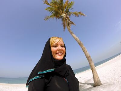 March 8, 2014 (Sharjah) Author  Dedra Stevenson Alabama-born naturalized Emirati citizen has lived in UAE for 22 years March 8, 2014 in Sharjah.  (Sammy Dallal / The National)