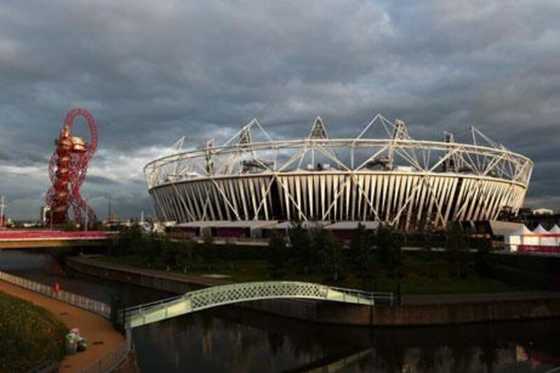 The Olympic Stadium in London