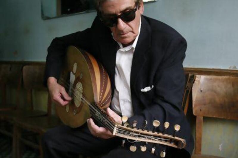 Singer and oud player Rachid Berkani plays in the El Gusto Orchestra.