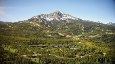 One&Only Moonlight Basin is located between Lone Peak in the Wasatch Range and the Spanish Peaks. Photo: One&Only