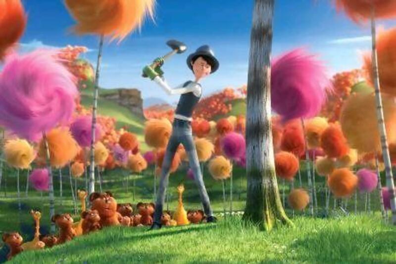 Twentieth Century Fox's big-screen version of the Dr Seuss story The Lorax envisioned a world without trees.