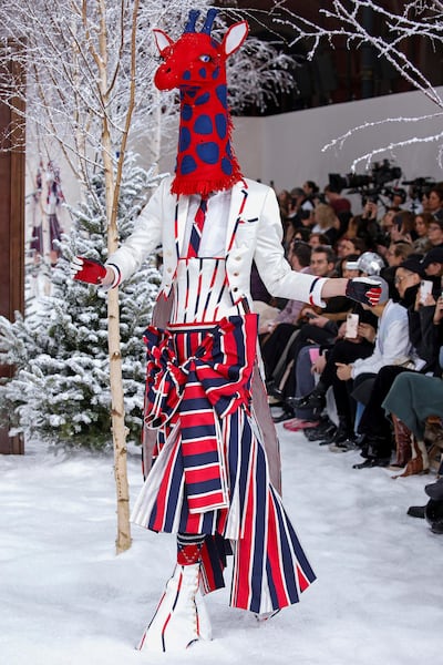 FW20 THOM BROWNE PARIS FASHION WEEK 03/01/2020