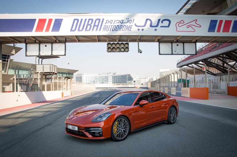The Porsche Panamera Turbo S is a 630 horsepower, twin-turbocharged V8 saloon that is at home on the race track, despite its 2,155 kilograms