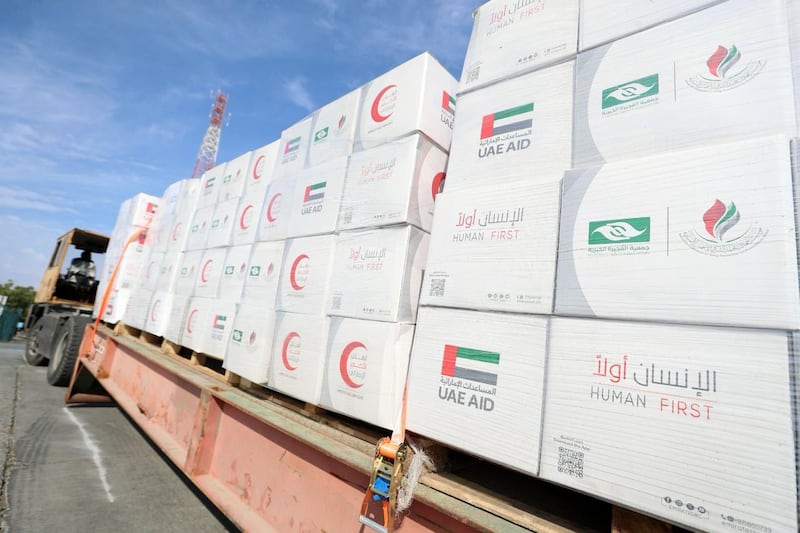 More than 4,500 tonnes of goods will be delivered to help Palestinians prepare for Ramadan, the holiest month of the Islamic calendar