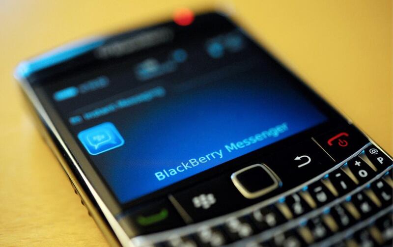 There are now 113 million registered BlackBerry Messenger users, of which 85 million are active on a monthly basis. Oliver Lang / AP Photo / dapd