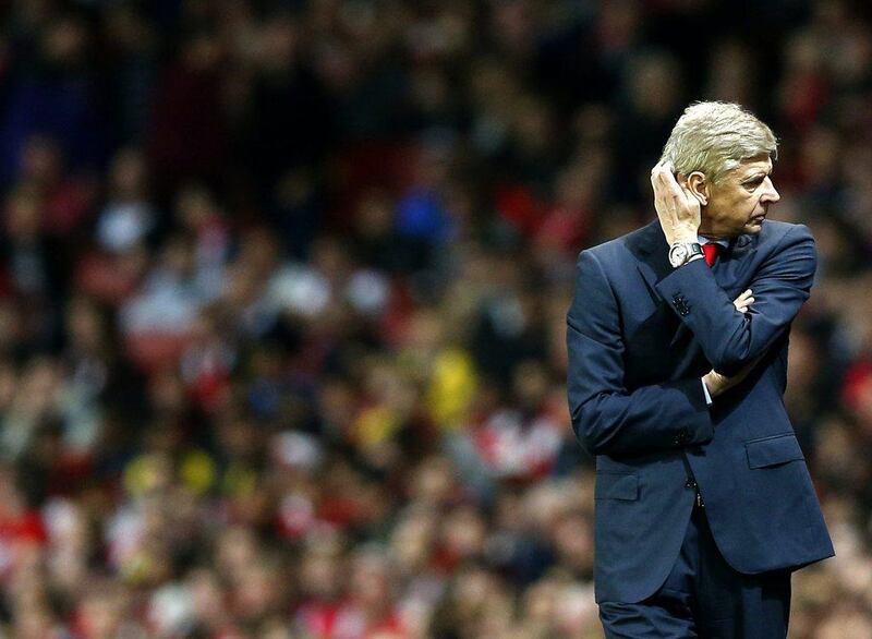 Arsenal manager Arsene Wenger during Tuesday night's Champions League loss to Borussia Dortmund. Kerim Okten / EPA