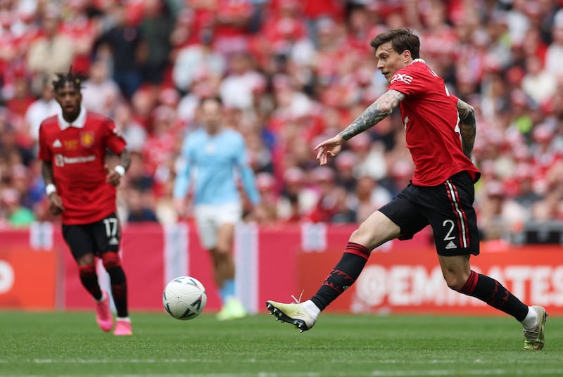 Victor Lindelof - 6: Not alert enough for the opening goal and had his hands full with Haaland. Struck by an object thrown from fans after the United penalty, his outstretched leg sent a City ball heading towards his own goal 10 minutes after break. AFP