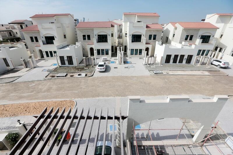 Bloom says that it has sold 85 per cent of the cream-coloured spacious homes, which are only available for Emiratis to buy. Christopher Pike / The National