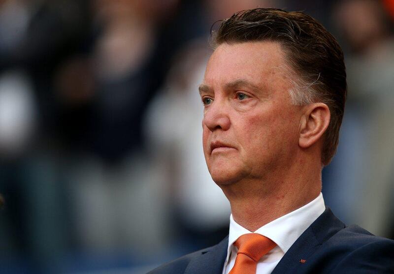 Louis van Gaal was named Manchester United's new manager on Monday. Above, he is shown coaching the Netherlands against Ecuador on Saturday. Charlie Crowhurst / Getty Images / May 17, 2014 