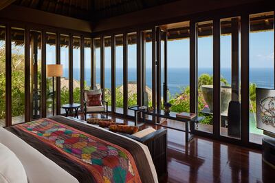 The one-bedroom Premier Ocean Villa. Photo: Bulgari Resort Bali