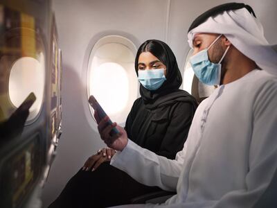 Travellers flying with Etihad to any destination will qualify for the Covid-19 cover if they are diagnosed with the virus. Courtesy Etihad