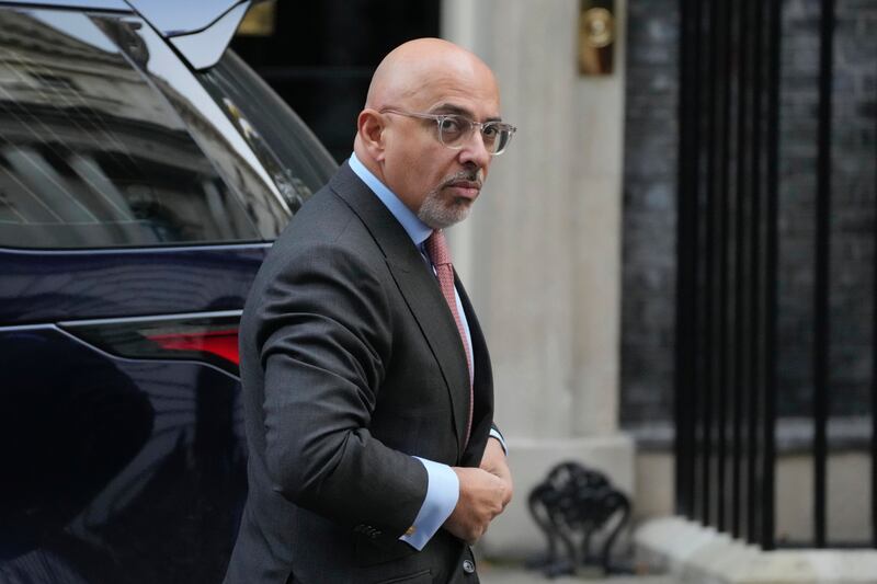 Nadhim Zahawi's departure comes after a damaging few weeks for Prime Minister Rishi Sunal. AP