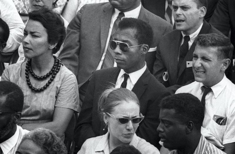 A scene with James Baldwin in 'I Am Not Your Negro'.