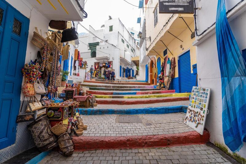 View of a Moroccan Zoco in the streets. Getty Images
