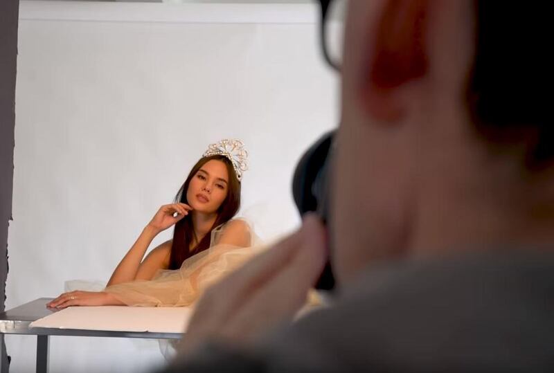 Catriona Gray's first official Miss Universe photoshoot. Miss Universe / YouTube