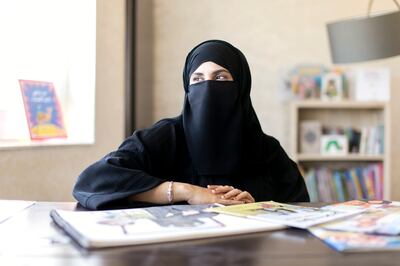 RAS AL KHAIMAH, UNITED ARAB EMIRATES, JULY 26, 2016. Children's author, Maitha Al Khayat. Photo: Reem Mohammed / The National (Reporter: Rym Ghazal / Section: NA) ID: 86895 *** Local Caption ***  RM_20160726_MAITHA_12.JPG