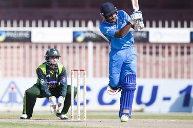 India's Sanju Samson has a Plan B if cricket turns out not to be in his long-term future. Lee Hoagland / The National

