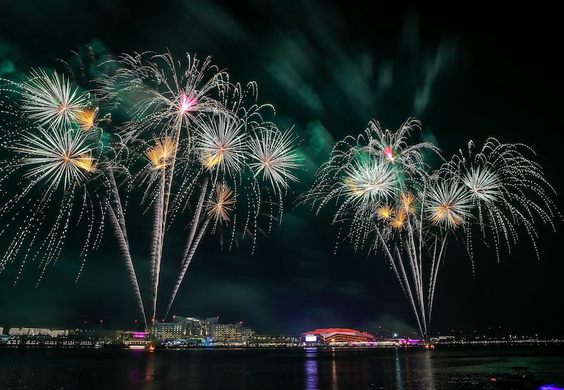 Firework displays will light up the skies in the UAE this week in celebration of Eid Al Fitr. Victor Besa / The National