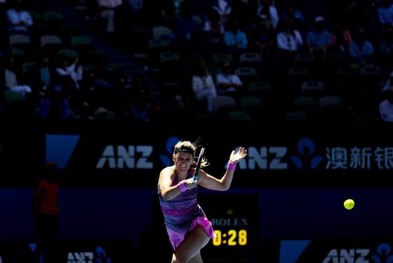 Fifth-seeded Agnieszka Radwanska is the second-highest remaining seed at the Australian Open. Narendra Shrestha / EPA