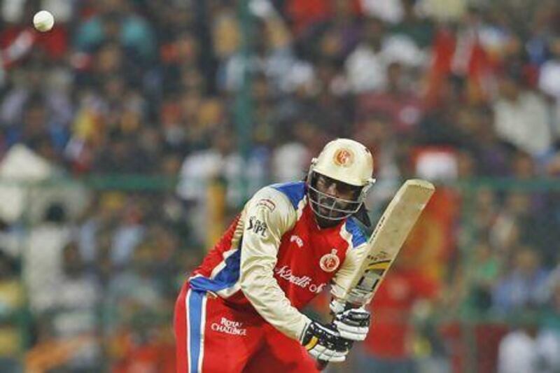 File picture of Royal Challengers Bangalore's Chris Gayle batting from last year. David Miller even put the explosive Gayle in the shade. Aijaz Rahi / AP Photo