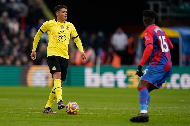 Thiago Silva – 7. The 37-year-old veteran found himself in the right place several times after the restart to cut out Palace. AP Photo