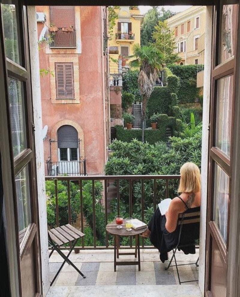 7) ITALY: A shot from Rome's Casalibera Trastevere by @jonisan got over 50,000 likes. Stays cost around Dh315 per night.