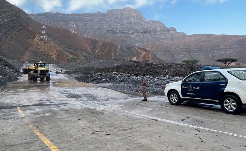 Two motorists died in accidents caused by the floods. Photo: Royal Oman Police