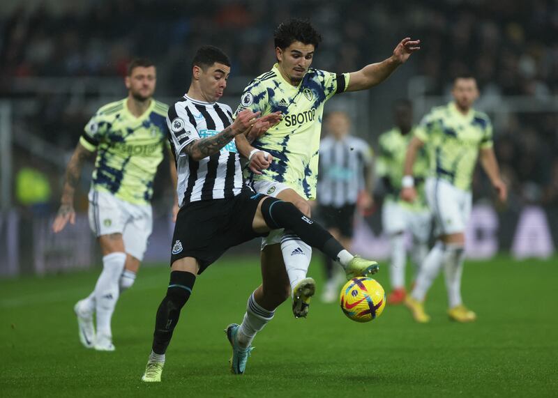 Pascal Struijk 5: Belgian had to head away a lot of balls as Newcastle launched cross after cross into the box. Didn’t always make the best decisions with his clearances and tackles.
Reuters
