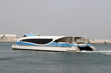 A new ferry service connecting Dubai and Sharjah has been backed by commuters. Chris Whiteoak / The National
