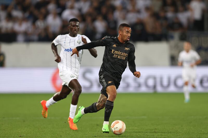 Gabriel Jesus (On for Nketiah 78') N/A:  Was close to adding a third for Mikel Arteta’s side. Getty