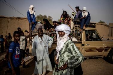 The weekly market in Bermo, Niger, where 1.5 million people are in need of immediate assistance. AFP