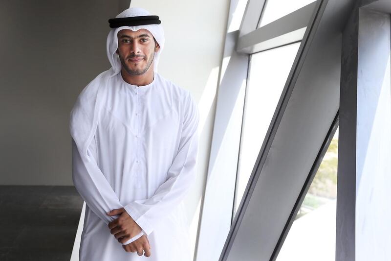 Emirati Saif Al Menhali is in the unusal position of being eager to volunteer for military service but cannot right now as he is 26. Delores Johnson / The National  