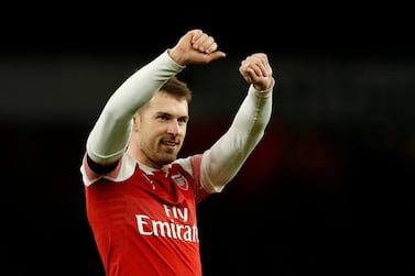 Arsenal's Aaron Ramsey will move to Juventus in the summer that will make him one of the world's best-paid footballers. Action Images via Reuters