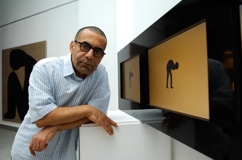 Sadik Kwaish Alfraji's solo exhibition, Those Houses Behind the Army Canal, is in Dubai until May 1. Photo: Ayyam Gallery