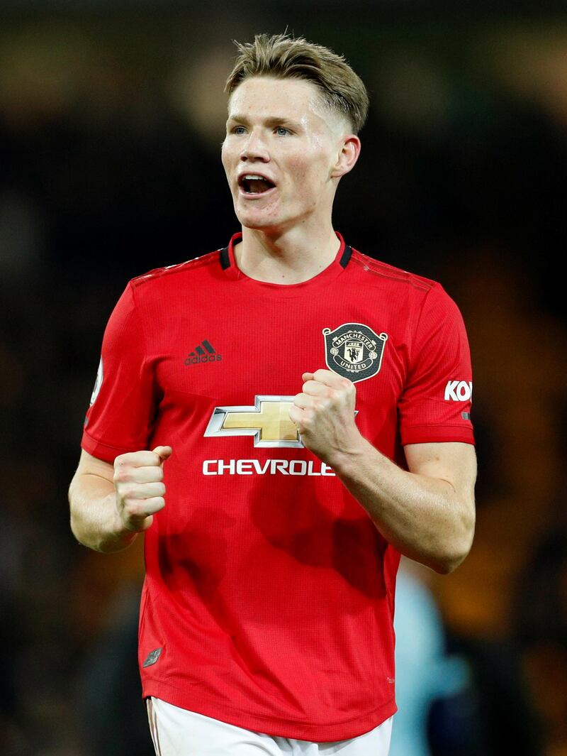 Centre midfield: Scott McTominay (Manchester United) – A rare bright spot for United this season, he made another important contribution with the opener in a long-awaited away win at Norwich. Reuters