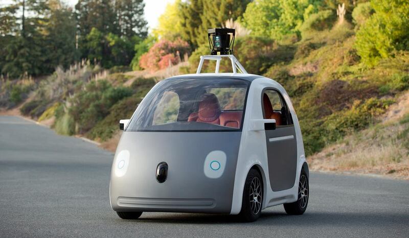 Google's prototype car. Courtesy Google