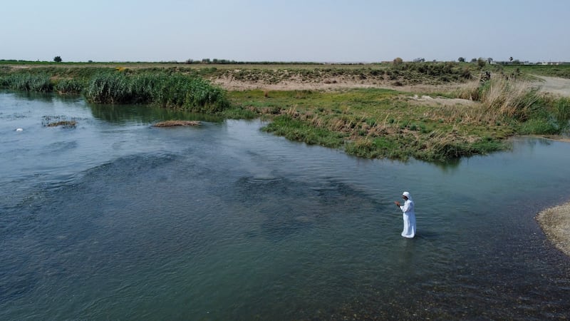 More than five million people in the country depend on the Euphrates river.