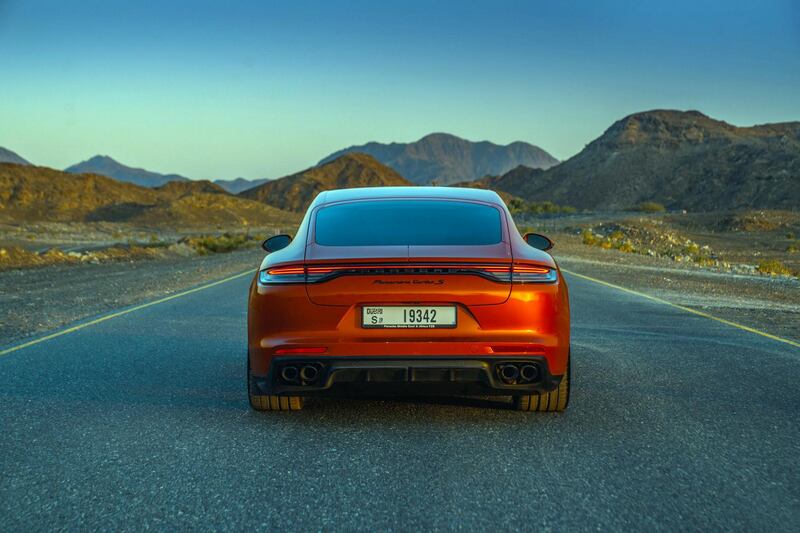 The rear features new taillights with a full-width LED strip 