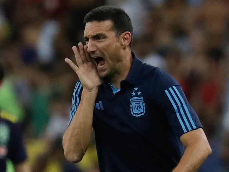 Lionel Scaloni took over as Argentina manager in 2018. AP