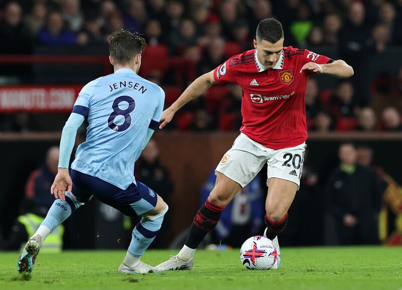 Diogo Dalot - 6. Energy and attacked a lot on the right in front of the 73,309 crowd. Getty