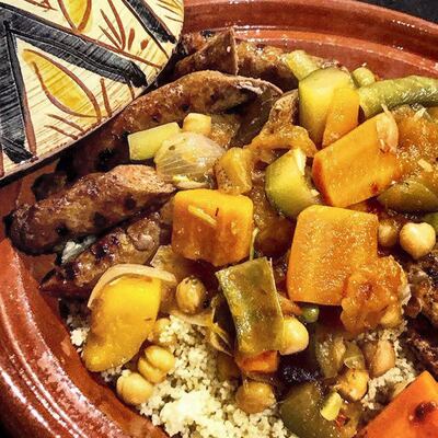 Vegetable couscous, a healthy, wholesome recipe from chef Colin Clague. Courtesy Colin Clague