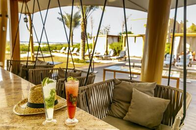 Nasma is the poolside terrace at Saadiyat Rotana. Courtesy Rotana